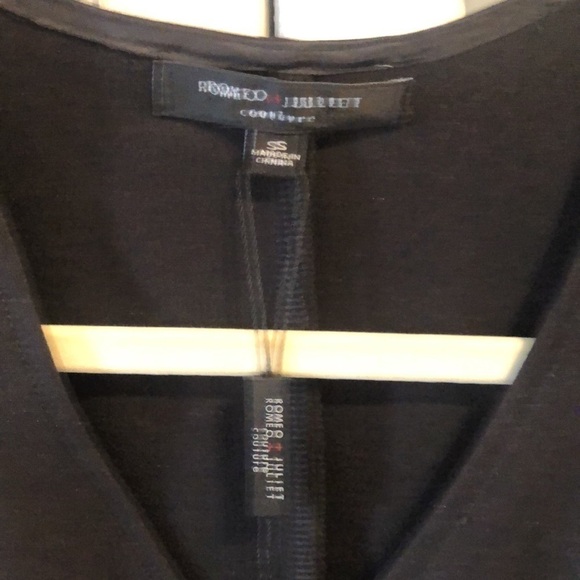 NWT Romeo & Juliet Black Mini Dress Small - Picture 9 of 9